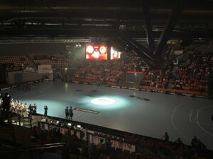 Final4 in Zwickau in 2026 - tolle Atmosphäre rund um den Floorball Pokal. Foto: Martin Paff/Floorball-facts.de