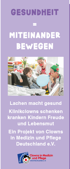 Kinder laufen für Kinder Clowns in Medizin und Pflege