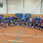Karower Dachse, Handball, Profitraining, Johann Koch, Füchse Berlin, Training, Berlin, Karow, Gruppenbild